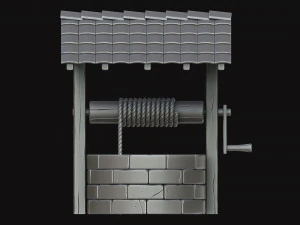 stylized well 3D Model