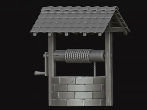 stylized well 3D Model