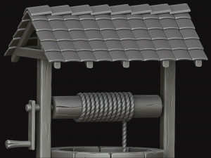 stylized well 3D Model