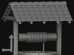 stylized well 3D Model