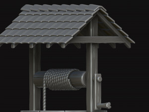 stylized well 3D Model