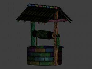 stylized well 3D Model