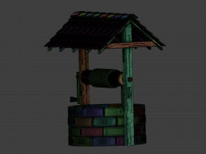 stylized well 3D Model