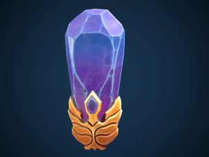 stylizowany kryształ Model 3D