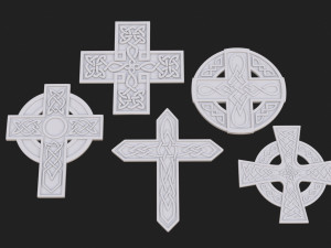 celtic cross 3D Model