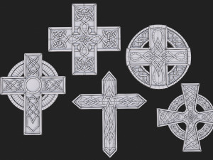 celtic cross 3D Модель