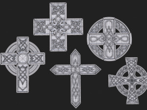 celtic cross 3D Модель