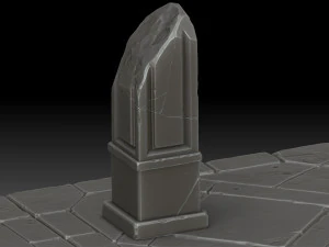 stylized ruin 3D Model