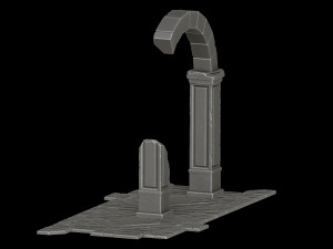stylized ruin 3D Модель