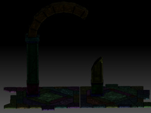 stylized ruin 3D Модель