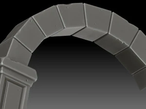 stylized ruin 3D Model