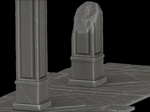 stylized ruin 3D Модель