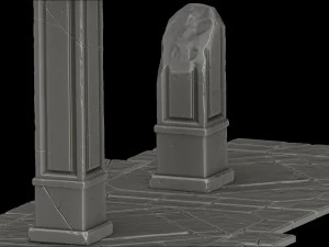 stylized ruin 3D Model