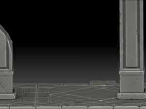 stylized ruin 3D Model