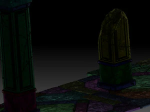 stylized ruin 3D Model