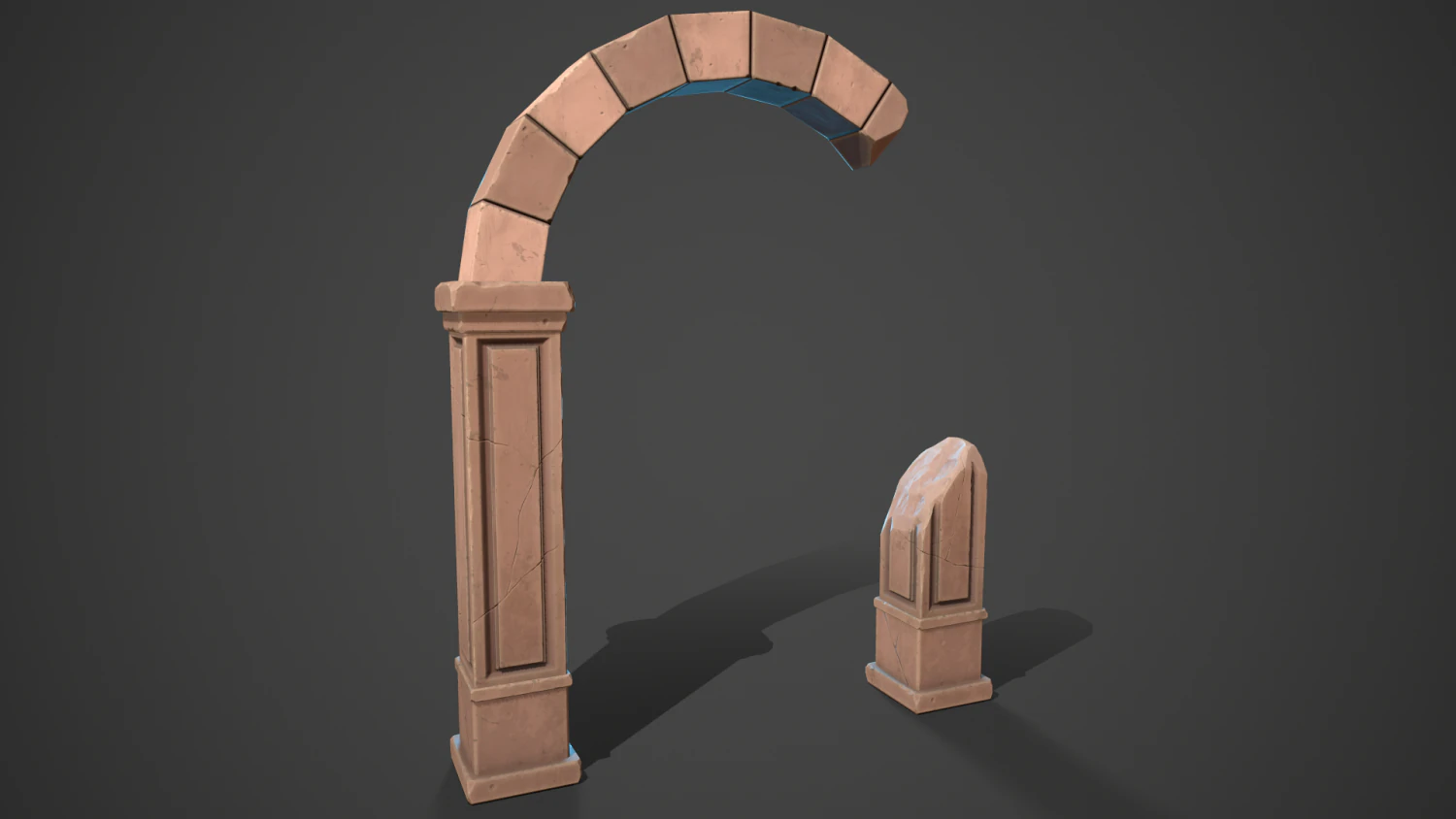 stylizedruin 3D Model .c4d .max .obj .3ds .fbx .stl .blend 