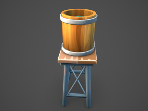 Water tower Modèle 3D
