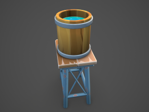 Water tower Modèle 3D