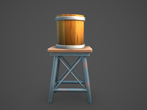 Water tower Modèle 3D