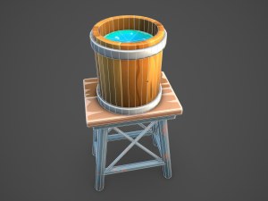 Water tower Modèle 3D