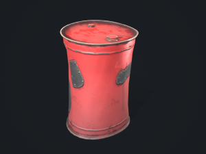 Stylized barrel 3D 모델