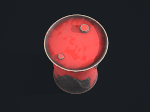 Stylized barrel 3D 모델