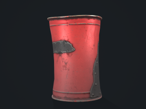 Stylized barrel 3D 모델