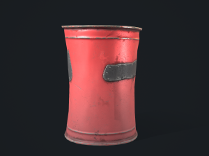 Stylized barrel 3D 모델