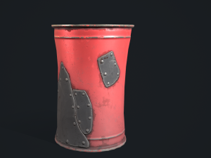 Stylized barrel 3D 모델