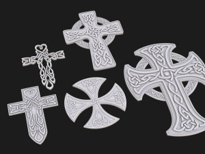 Celtic cross Model 3D