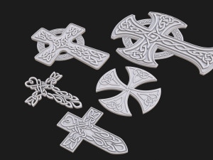 Celtic cross 3D 모델
