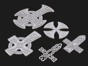 Celtic cross 3D 모델