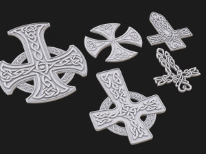 Celtic cross 3D 모델
