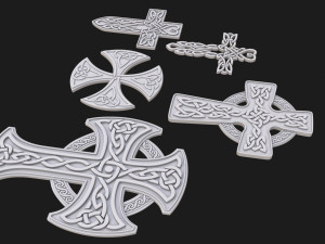 Celtic cross 3D 모델