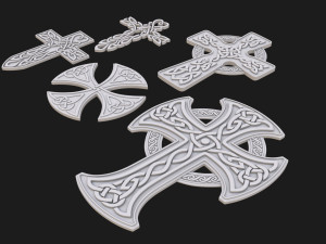 Celtic cross 3D 모델