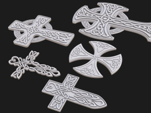 Celtic cross 3D 모델