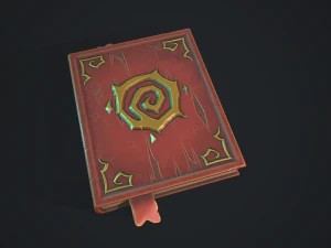 Livro estilizado Modelo 3D