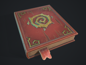 Stylized book 3D Model