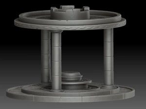 Autel stylis&eacute; Modèle 3D