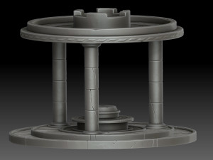 Stylized altar 3D Модель
