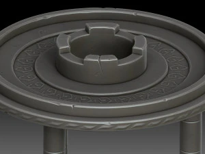 Autel stylis&eacute; Modèle 3D