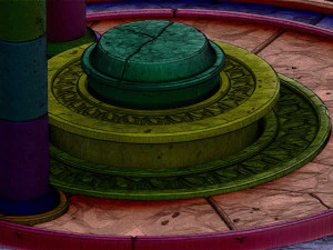 Autel stylis&eacute; Modèle 3D