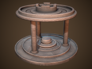 Stylized altar 3D 模型