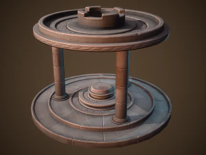 Stylized altar 3D Model