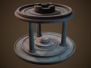 Stylized altar 3D Model