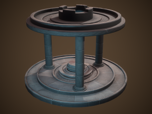 Stylized altar Model 3D