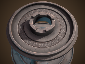 Stylized altar Model 3D