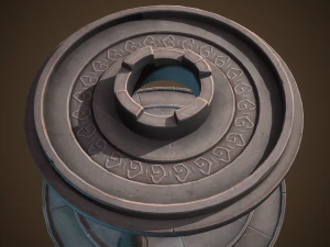 Stylized altar 3D Model
