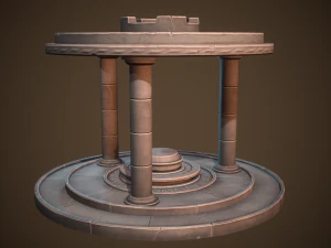 Stylized altar 3D Model