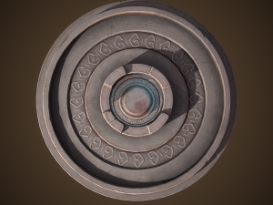 Stylized altar Model 3D